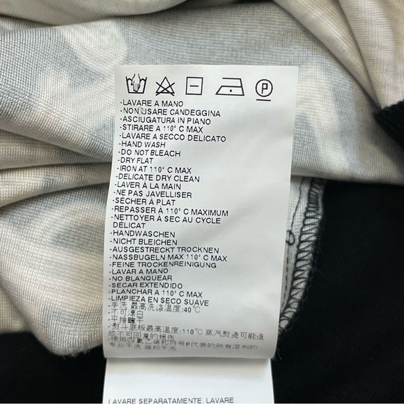 Roberto Cavalli Just Cavalli Black & Gold Baroque Printed Scuba Dress - Picture 11 of 12